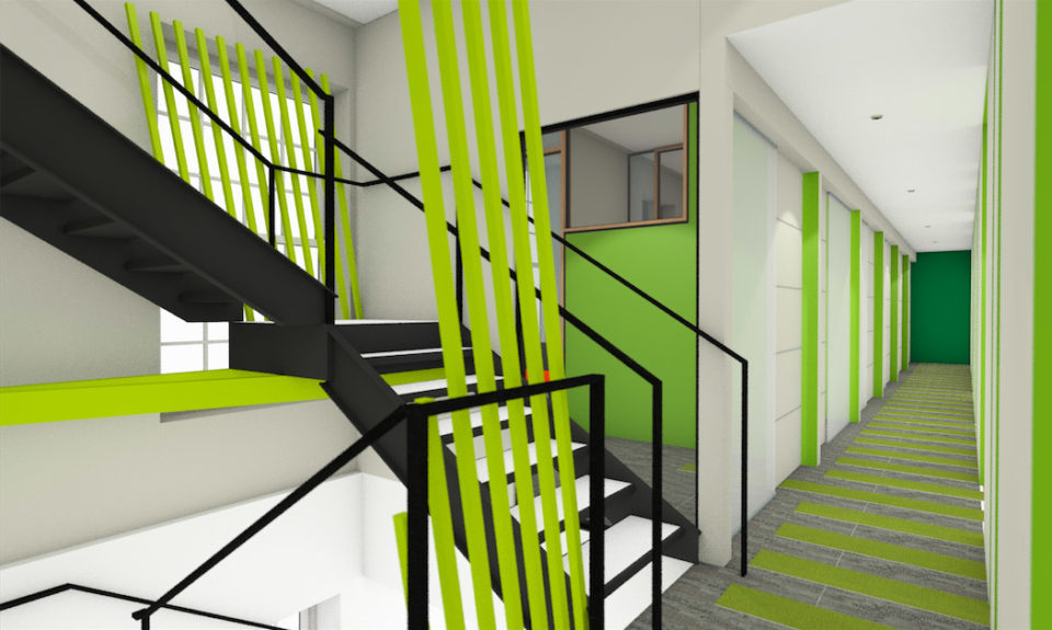 Office staircase Office staircase