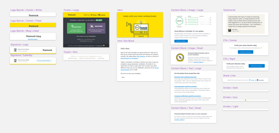 Email template modules in Sketch Email template modules in Sketch