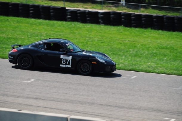 Photo of a race car on a track