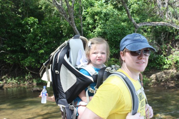 Chris hiking with Sophia in Costa Rica Chris hiking with Sophia in Costa Rica
